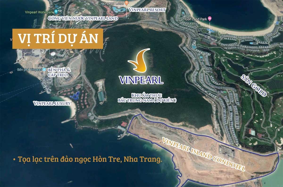 Vị trí dự án Vinpearl Phú Quý