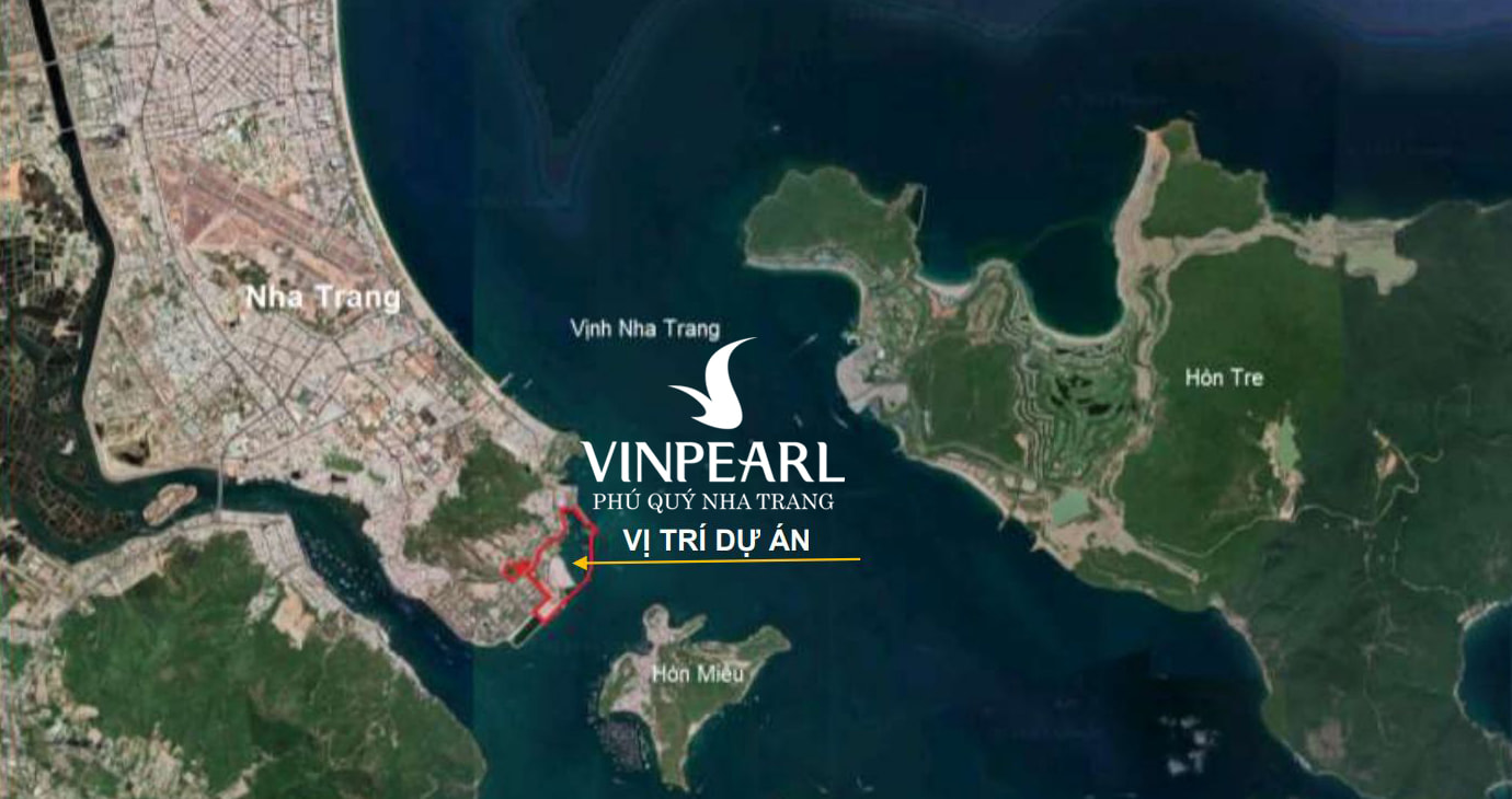Vị trí dự án Vinpearl Phú Quý Nha Trang